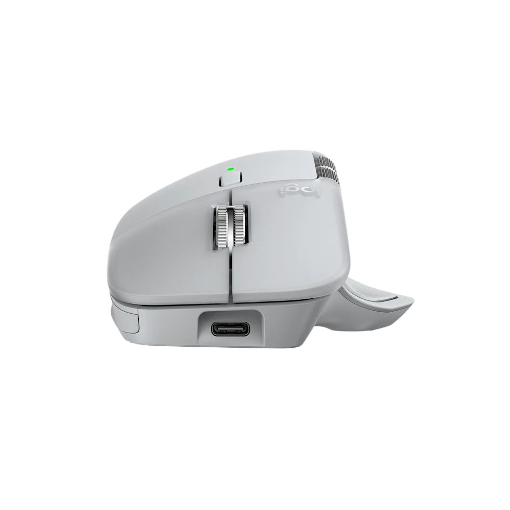 Logitech MX Master 4 Mouse Pale Gray - Image 4