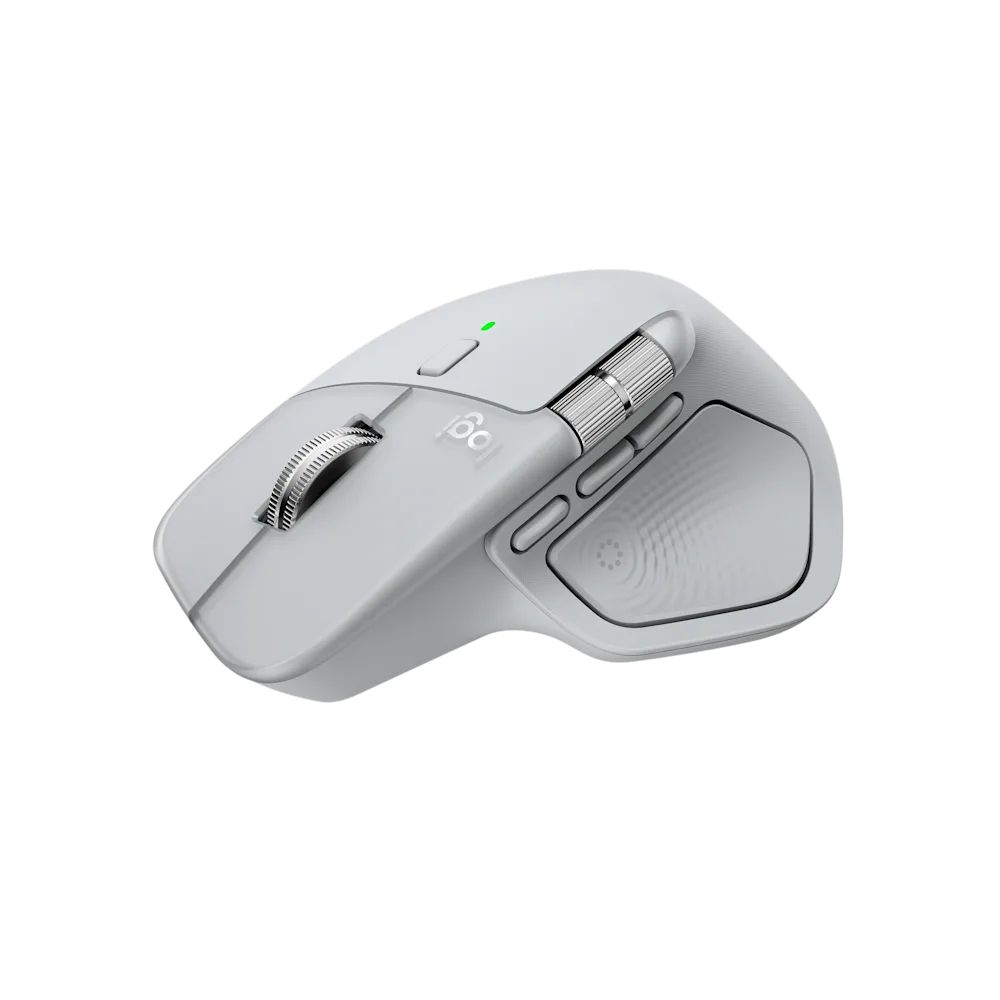 Logitech MX Master 4 Mouse Pale Gray - Image 5