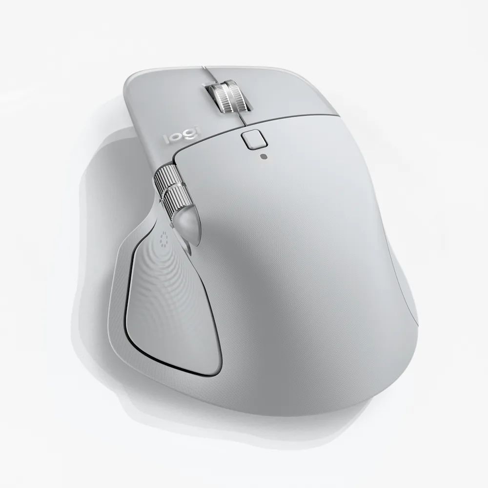 Logitech MX Master 4 Mouse Pale Gray - Image 7