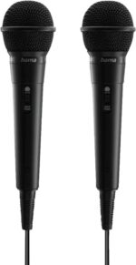 Hama Karaoke Microphone Set Black
