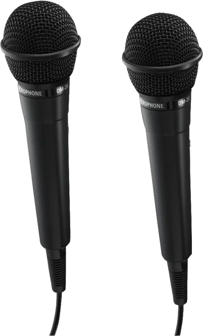 Hama Karaoke Microphone Set Black - Image 3