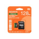 A-Data 128GB microSDXC Speed Plus Class 10 UHS-I U3 V30 + adapterrel