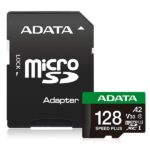 A-Data 128GB microSDXC Speed Plus Class 10 UHS-I U3 V30 + adapterrel - Image 2