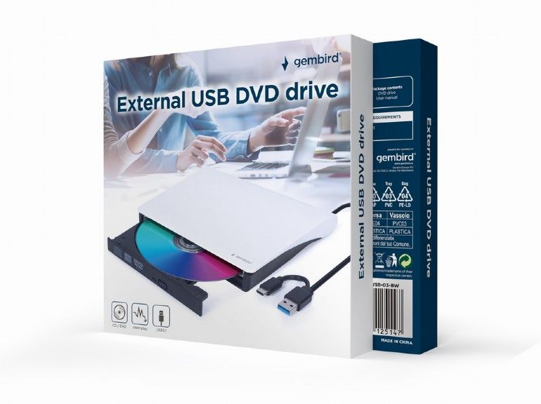 gembird-dvd-usb-031-bw-slim-dvd-writer-black-white-box_2.jpg Gembird DVD-USB-031-BW Slim DVD-Writer Black/White BOX - Image 2