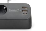 Digitus Hálózati Elosztó Kapcsolóval 3DIN 1,5m Black - Image 3