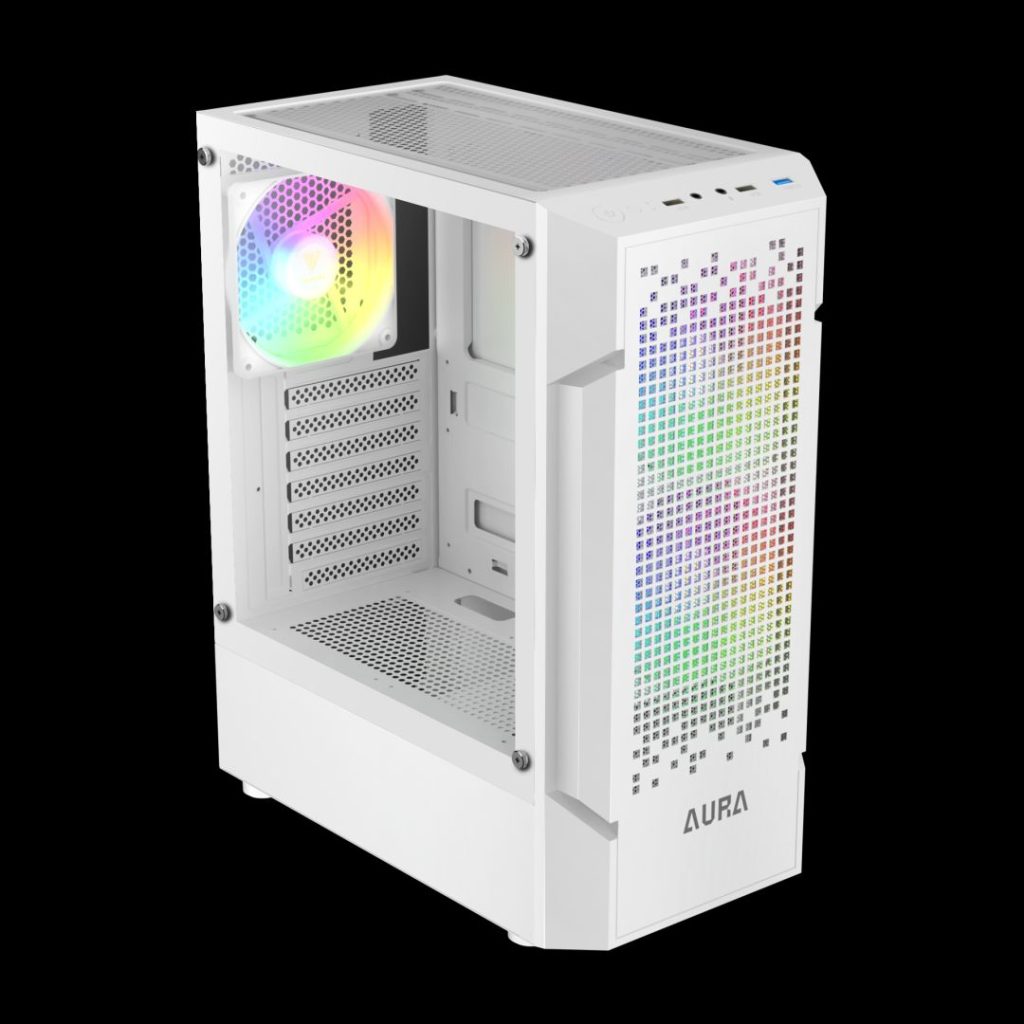 Gamdias Aura GC7 ARGB Tempered Glass White - Image 5