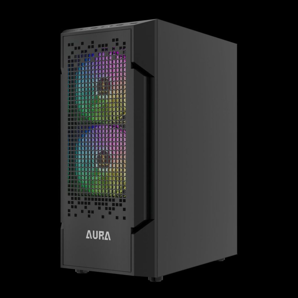 Gamdias Aura GC7 ARGB Tempered Glass Black - Image 6
