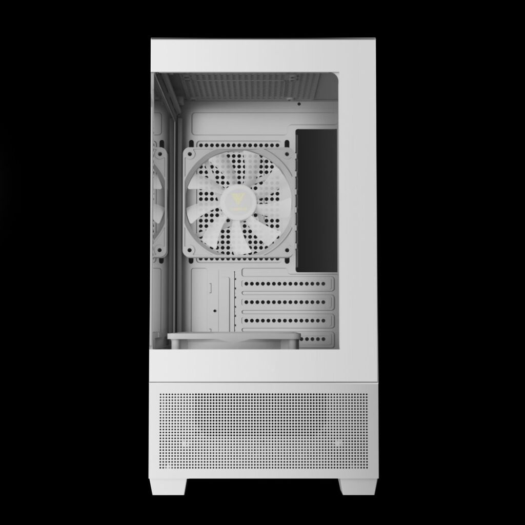 Gamdias Aura GC9M ELITE ARGB Tempered Glass White - Image 6