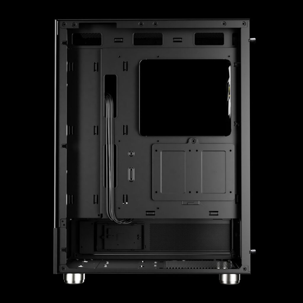 Gamdias Atlas E1 ARGB Tempered Glass Black - Image 9