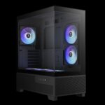 Gamdias Aura GC12 ARGB Tempered Glass Black - Image 2