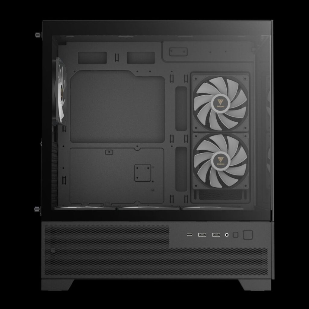 Gamdias Aura GC12 ARGB Tempered Glass Black - Image 5
