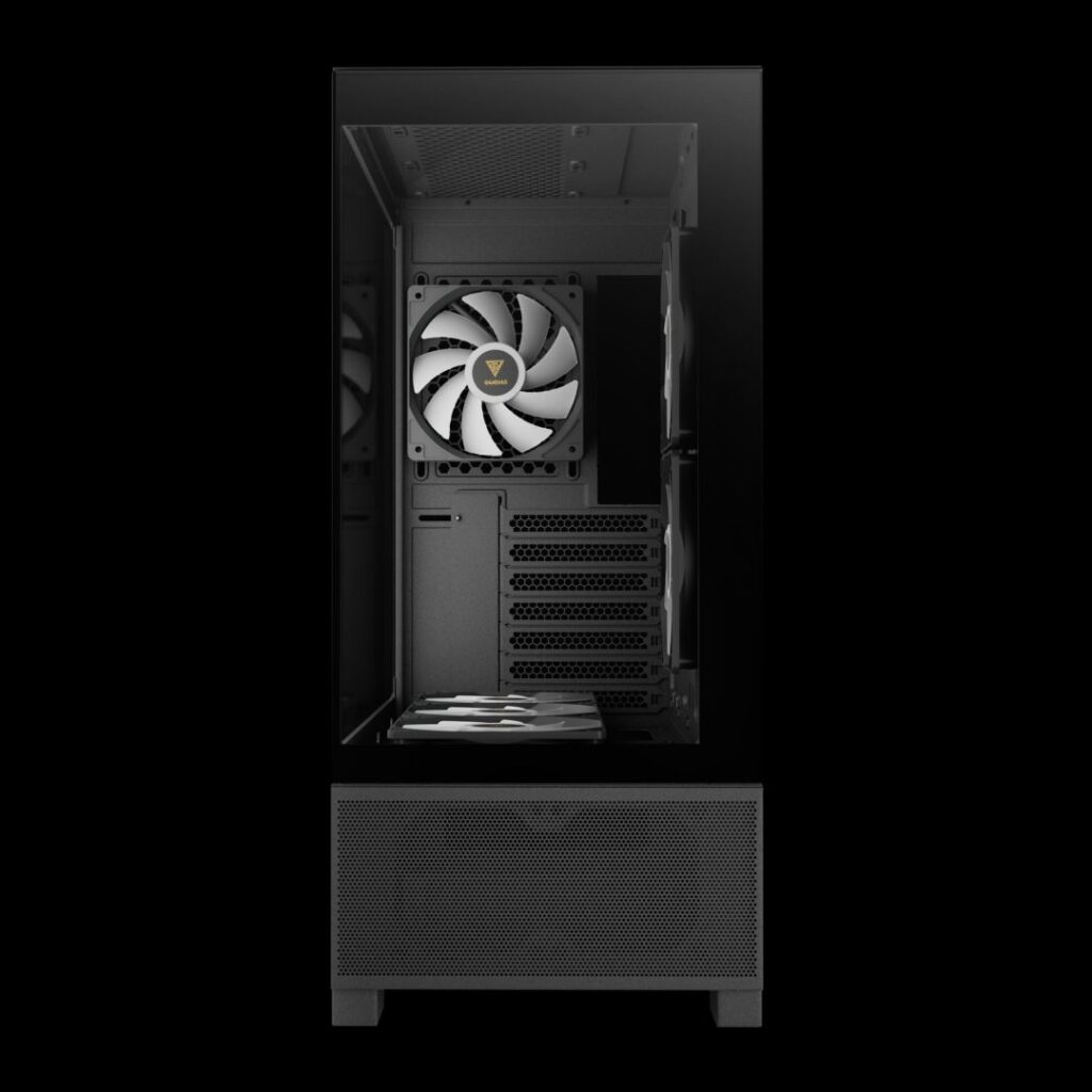 Gamdias Aura GC12 ARGB Tempered Glass Black - Image 6