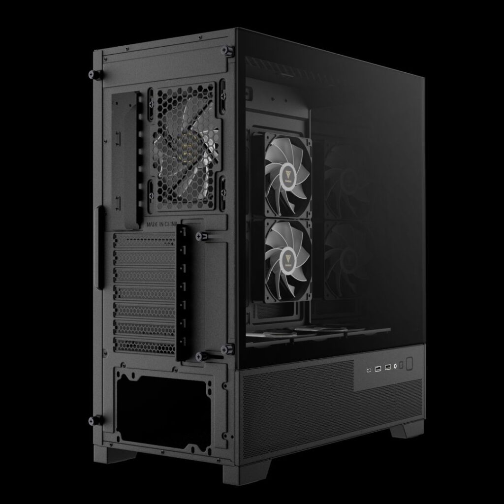 Gamdias Aura GC12 ARGB Tempered Glass Black - Image 8