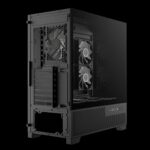 Gamdias Aura GC12 ARGB Tempered Glass Black - Image 8