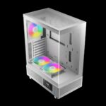 Gamdias Atlas E1 ARGB Tempered Glass White - Image 3