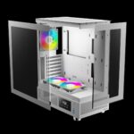 Gamdias Atlas E1 ARGB Tempered Glass White - Image 4
