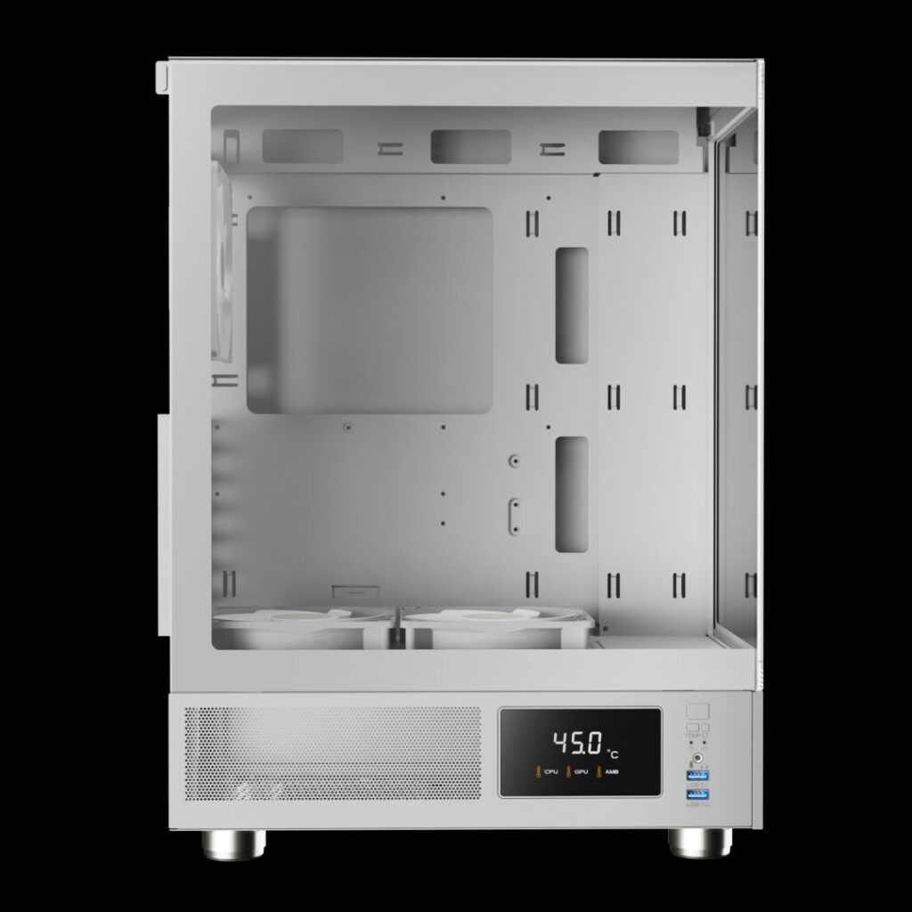 Gamdias Atlas E1 ARGB Tempered Glass White - Image 5