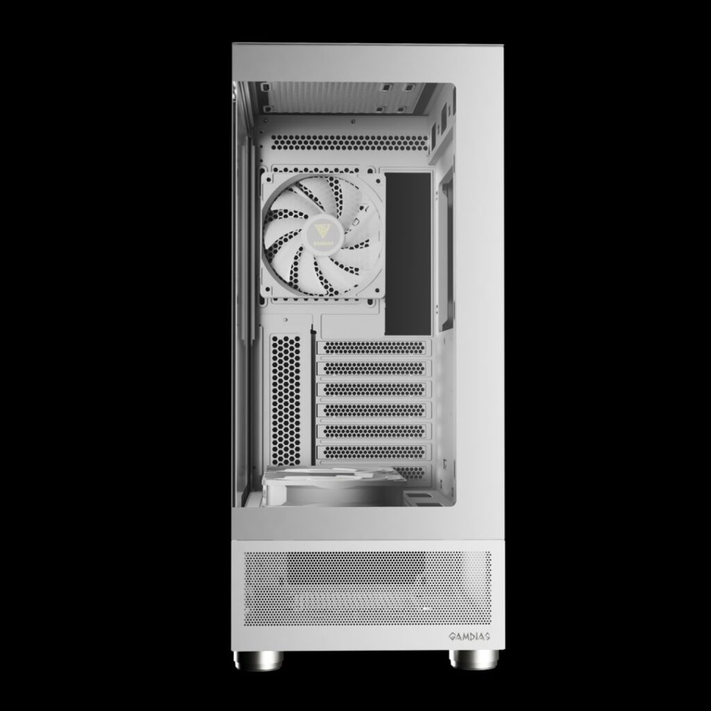 Gamdias Atlas E1 ARGB Tempered Glass White - Image 6