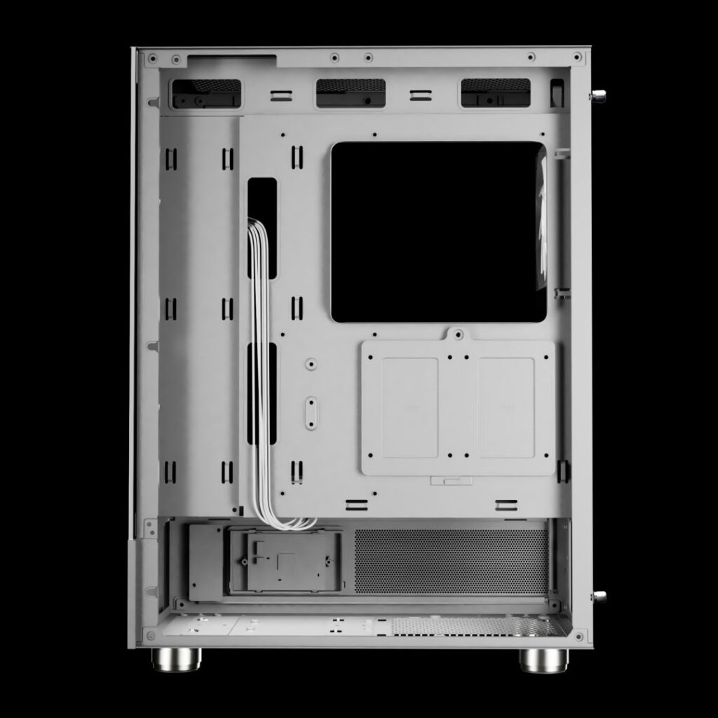 Gamdias Atlas E1 ARGB Tempered Glass White - Image 9