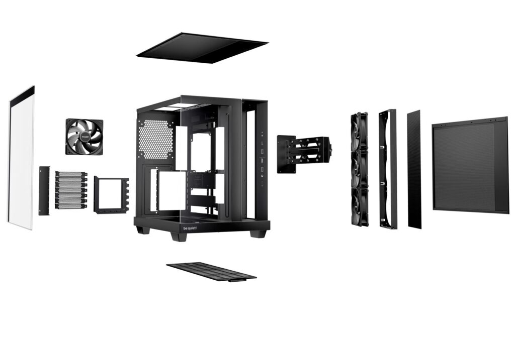 Be quiet! Light Base 500 Tempered Glass Black - Image 6