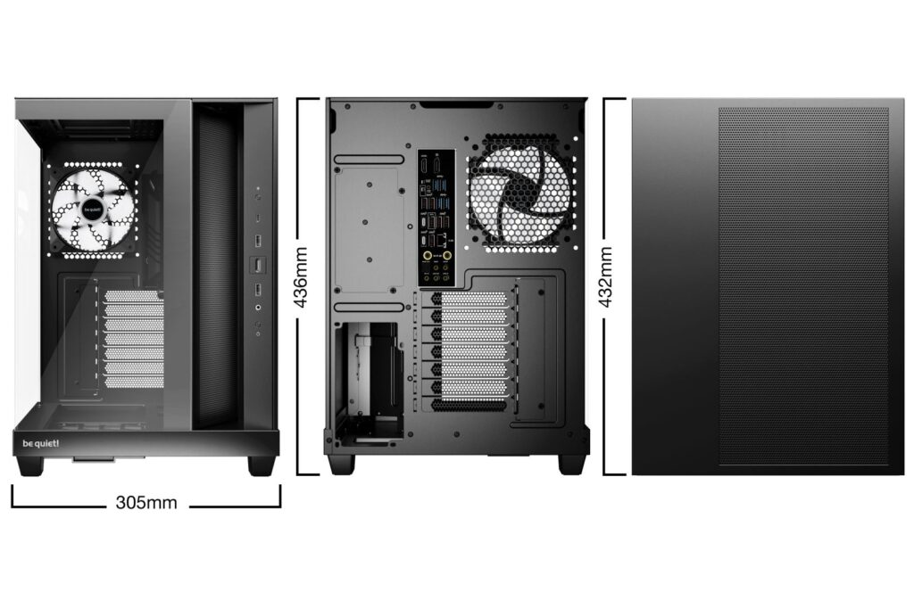 Be quiet! Light Base 500 LX Tempered Glass Black - Image 7