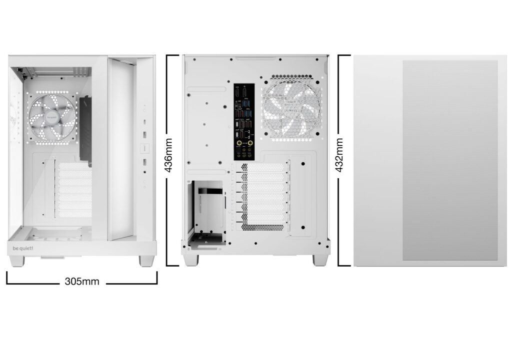 Be quiet! Light Base 500 LX Tempered Glass White - Image 7