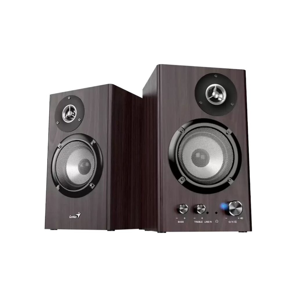 Genius SP-HF1812BT Bluetooth Speaker Dark Brown - Image 2