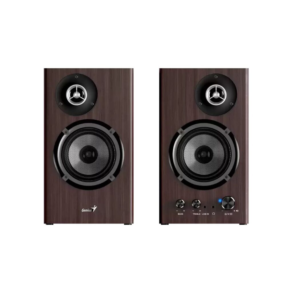 Genius SP-HF1812BT Bluetooth Speaker Dark Brown - Image 3