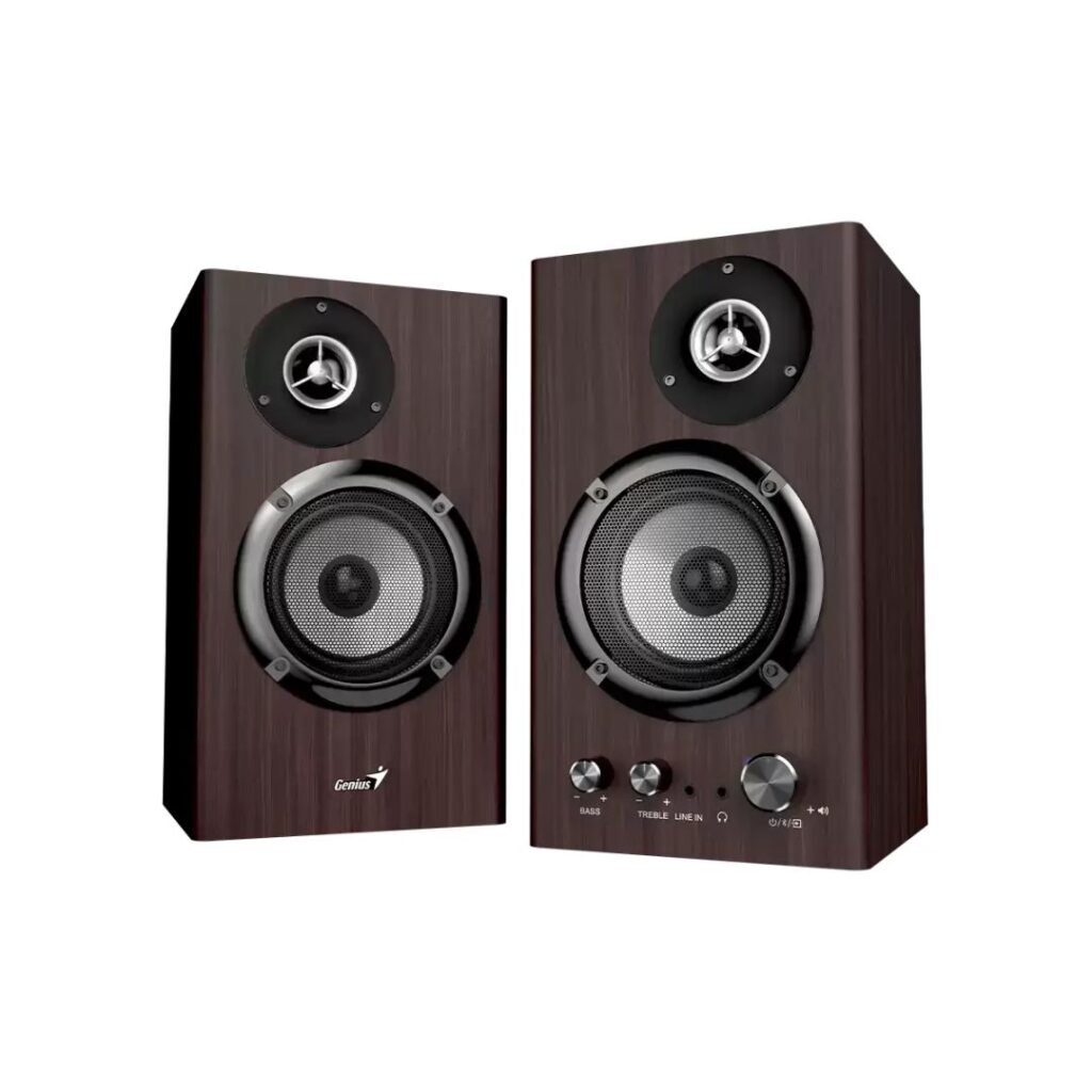 Genius SP-HF1812BT Bluetooth Speaker Dark Brown - Image 4