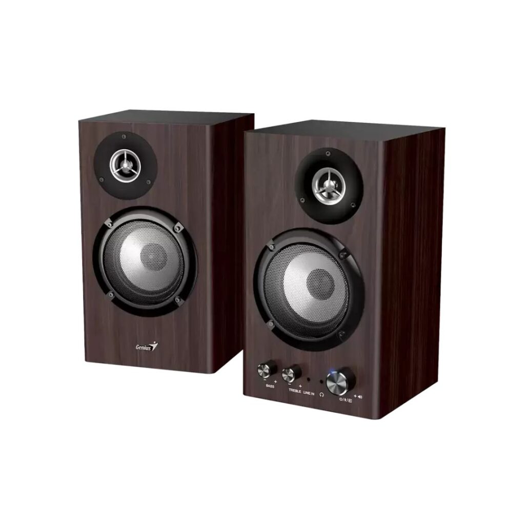 Genius SP-HF1812BT Bluetooth Speaker Dark Brown - Image 6