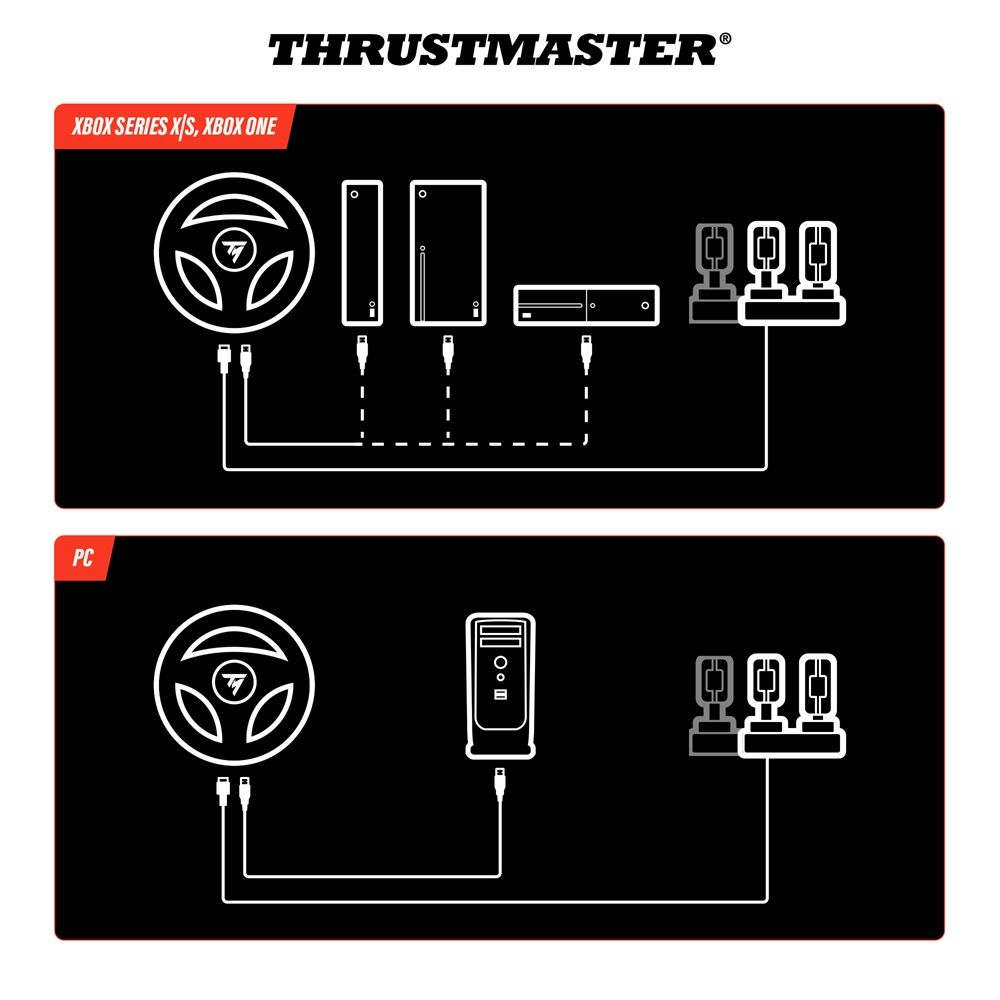 Thrustmaster T98 Ferrari 296 GTS USB Black - Image 7