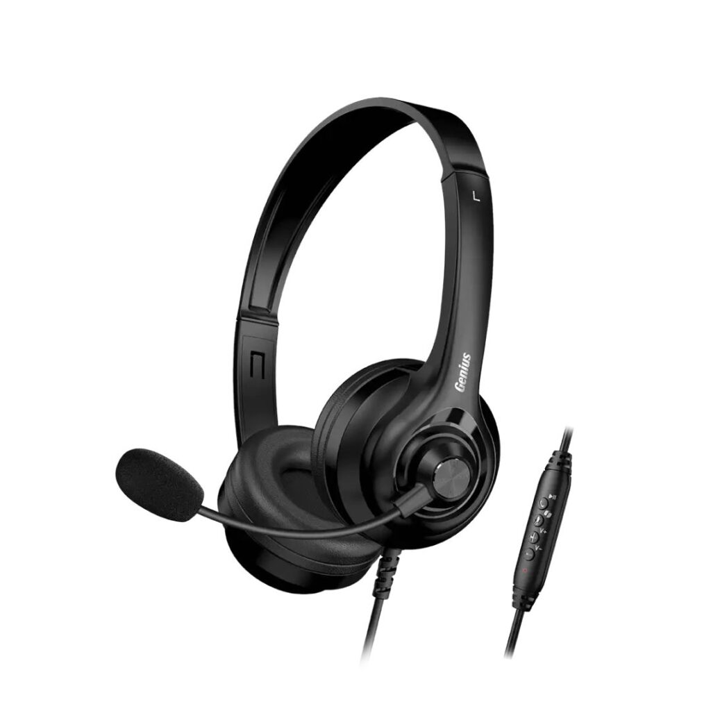 Genius HS-235U AI Headset Black - Image 2
