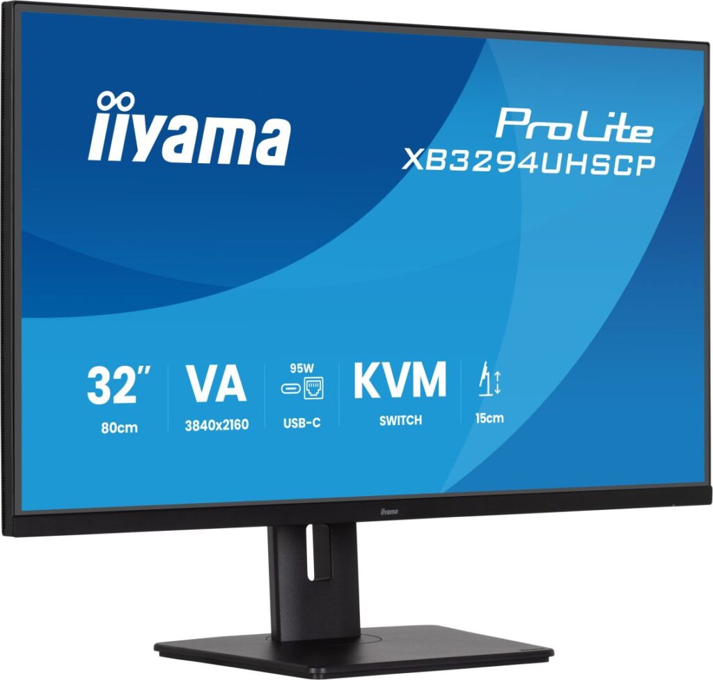 iiyama 32" ProLite XB3294UHSCP-B1 LED - Image 3