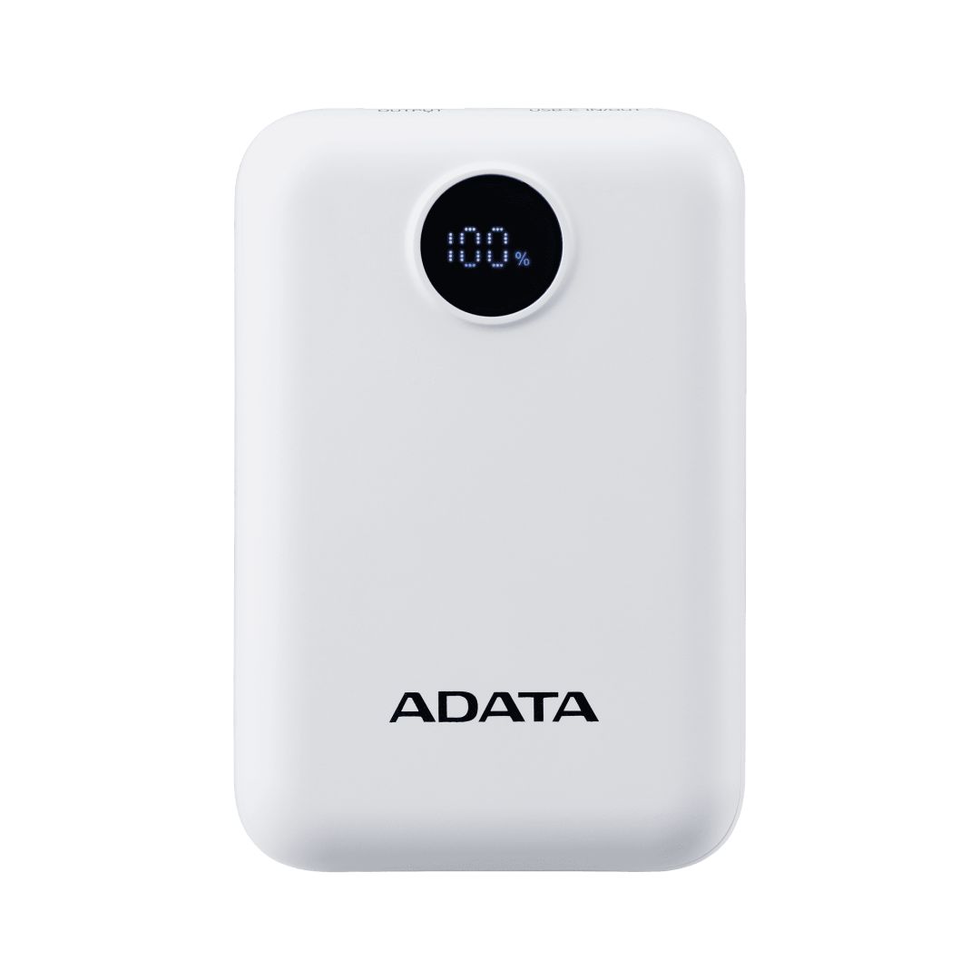 A-Data C100 Digital Display 10000mAh PowerBank White