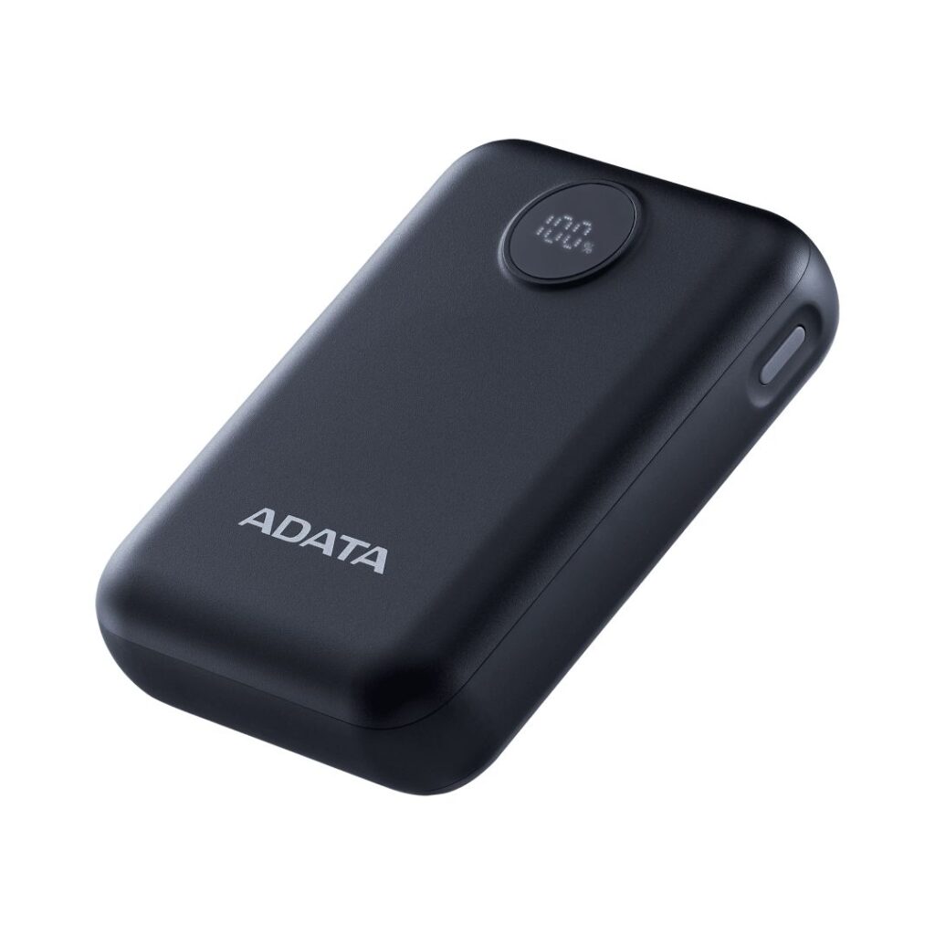 A-Data C100 Digital Display 10000mAh PowerBank Black - Image 4