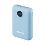 A-Data C100 Digital Display 10000mAh PowerBank Blue - Image 3