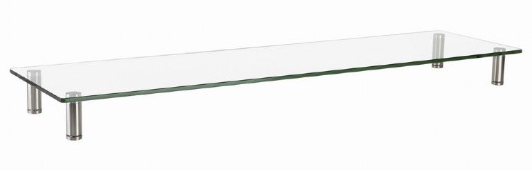 Gembird MS-TABLE-GL-01 Glass monitor stand large - Image 1