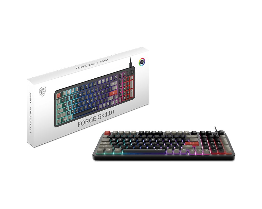 MSI ACCY FORGE GK110 Gaming membrane Keyboard, HUN - Image 8
