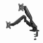 Gembird MA-DA2U-01 2-Display Mounting Arm with USB ports 17”-32” Black - Image 4