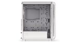Endorfy Számítógépház - Arx 500 White ARGB (ATX/micro ATX/ITX, 1xUSB-C, 2xUSB3.0, 4x14cm LED ventilátor, ablakos, fehér) - Image 13