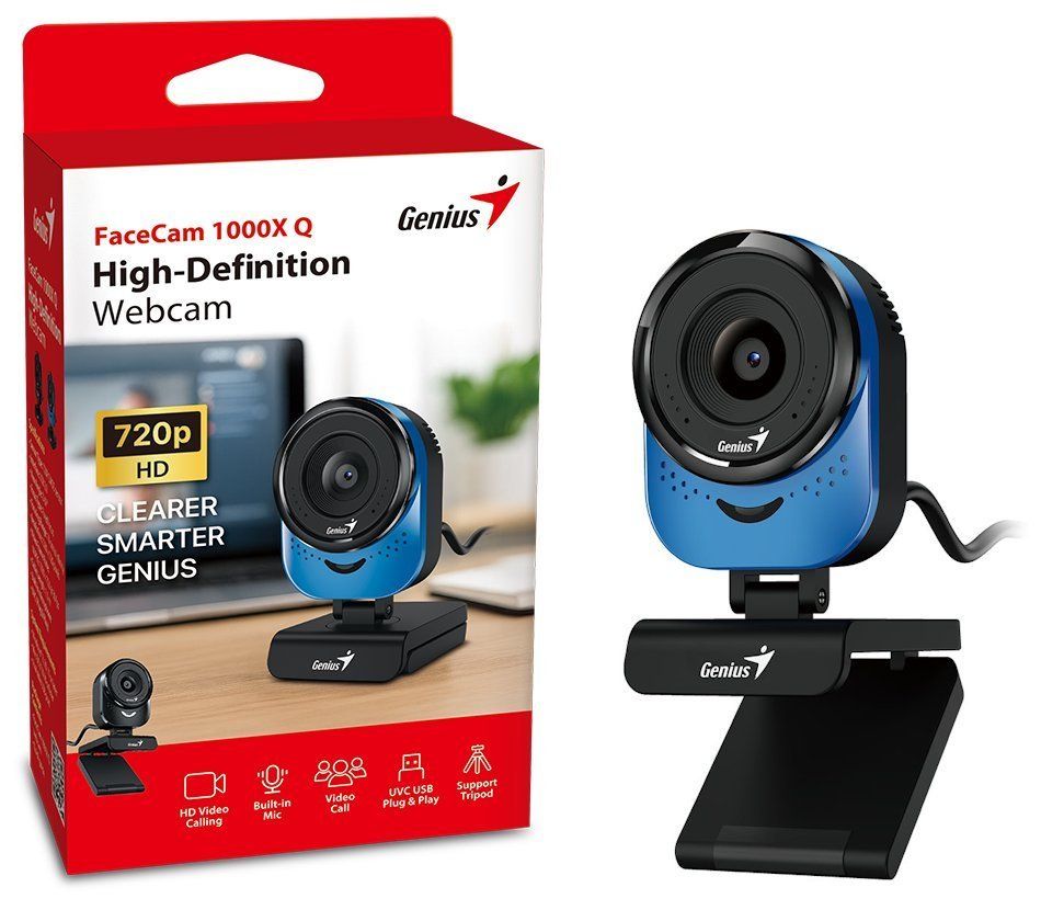 Genius FaceCam 1000X Q Webkamera Blue - Image 2