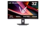 LG 32" 32G600A-B.AEUQ QHD VA 180Hz HDMI/DP ívelt gamer monitor