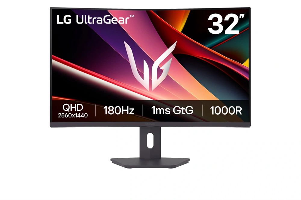 LG 32" 32G600A-B.AEUQ QHD VA 180Hz HDMI/DP ívelt gamer monitor