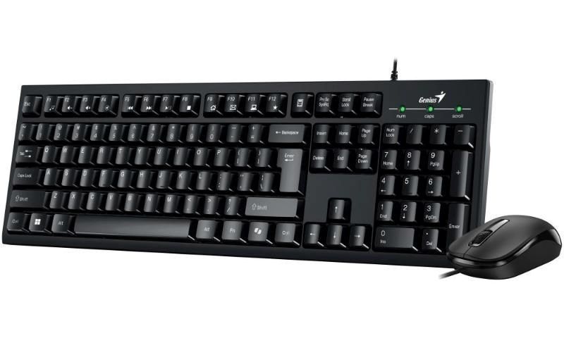 Genius KM-100SE Keyboard Combo Black BRA (Brazil)