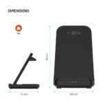 FIXED 3 in 1 Wireless töltő, fekete - Image 7