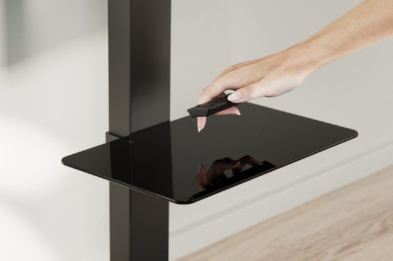 Gembird TVS-86ST-01 TV floor stand 43"-86" Black - Image 5