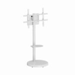 Gembird TVS-86TR-01-W TV floor stand  37"-86" White