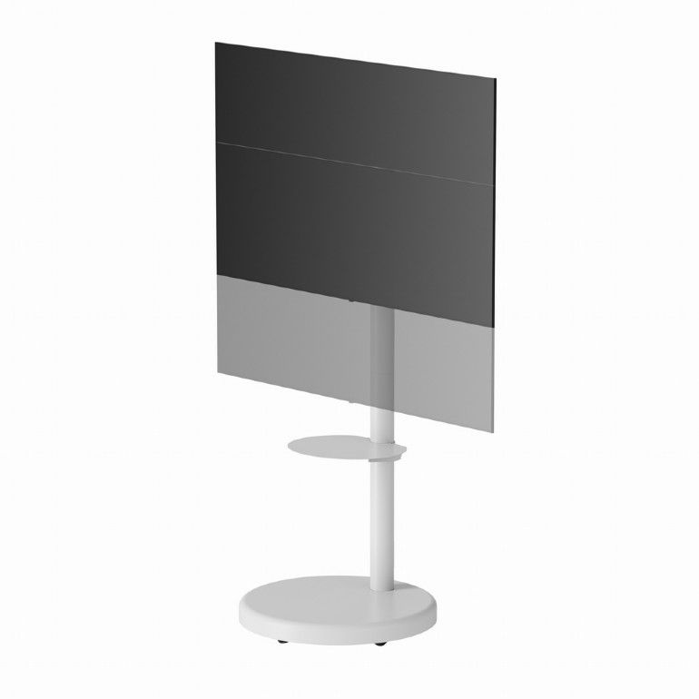 Gembird TVS-86TR-01-W TV floor stand  37"-86" White - Image 2