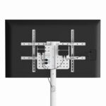 Gembird TVS-86TR-01-W TV floor stand  37"-86" White - Image 7