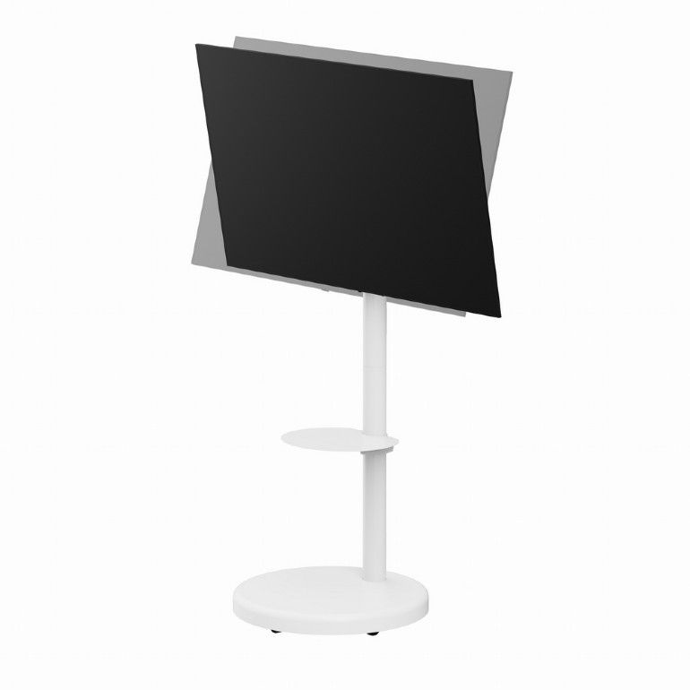 Gembird TVS-86TR-01-W TV floor stand  37"-86" White - Image 8